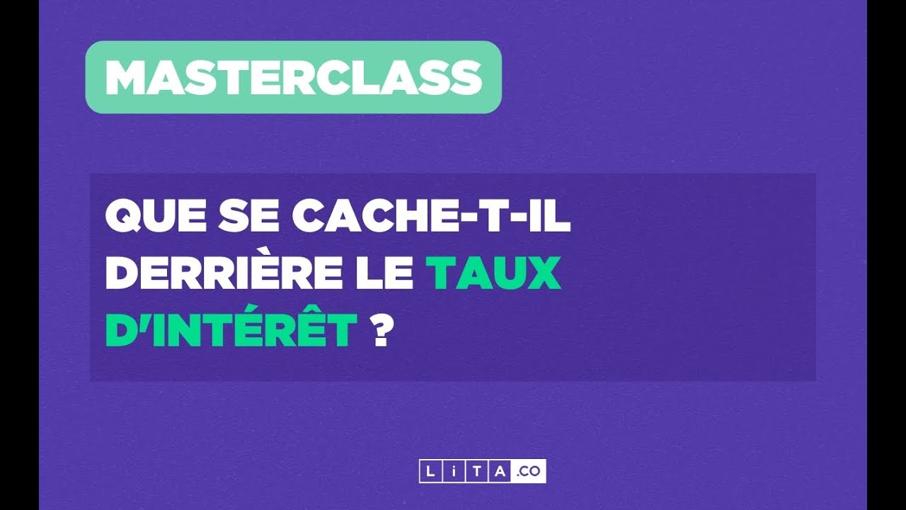 Masterclass Obligations : que se cache-t-il derrière le taux d'intérêt ?