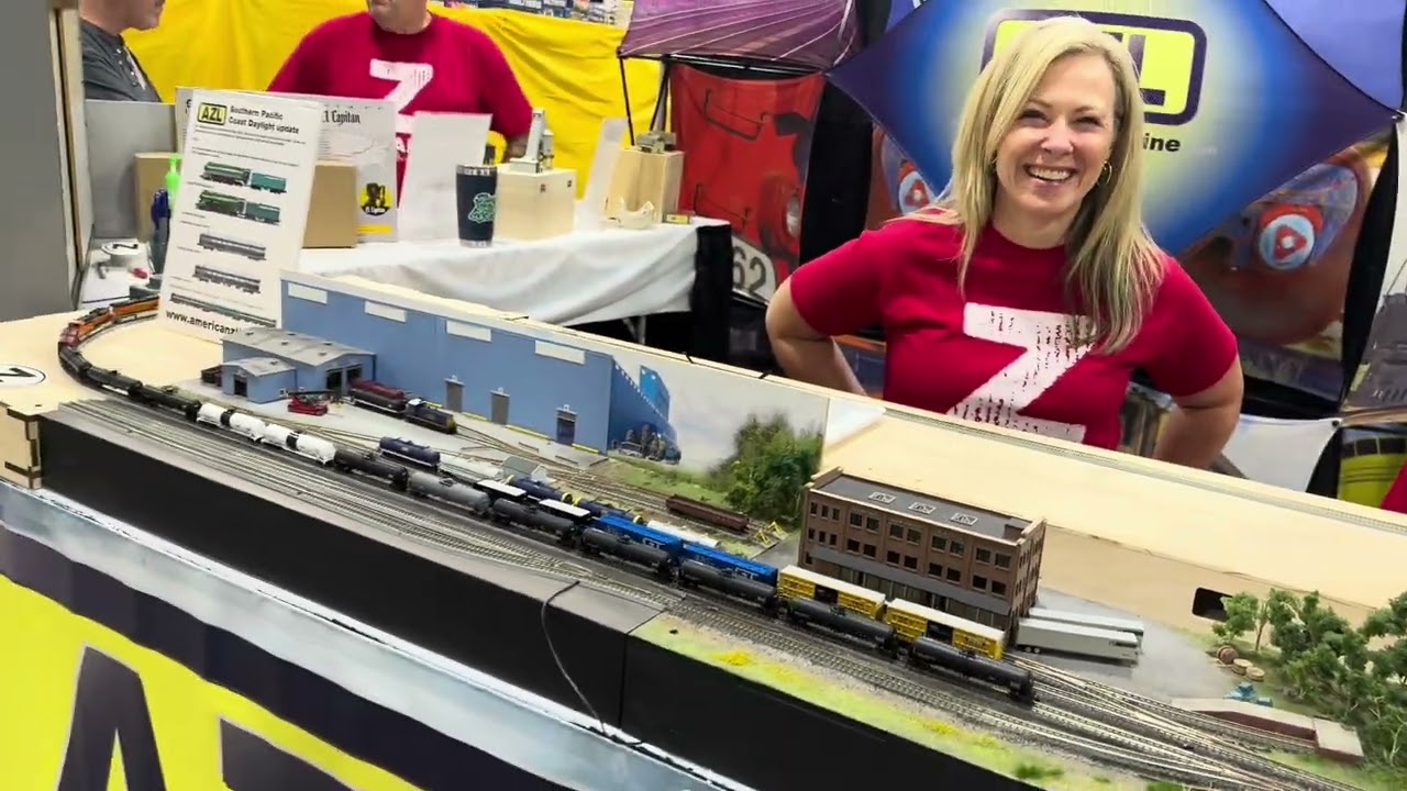 My last day in Novi MI. The NMRA model Train Show. #modeltrains #railfan #nmra 