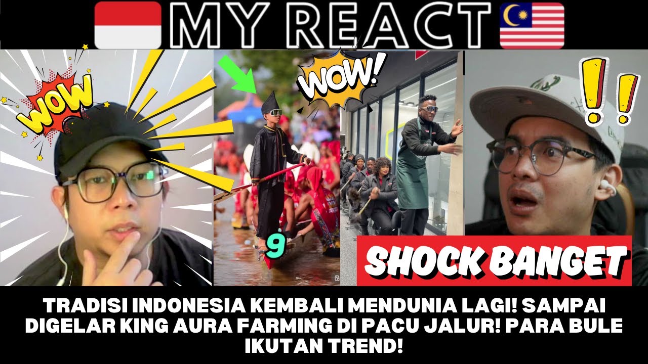 TRADISI INDONESIA KEMBALI MENDUNIA LAGI! SAMPAI DIGELAR KING AURA FARMING DI PACU JALUR!