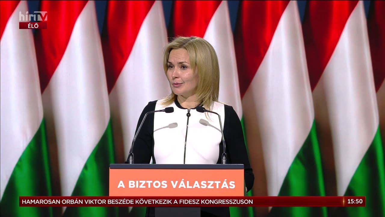 Fidesz-kongresszus 2026 - Sz&eacute;les Di&aacute;na - H&iacute;rTV