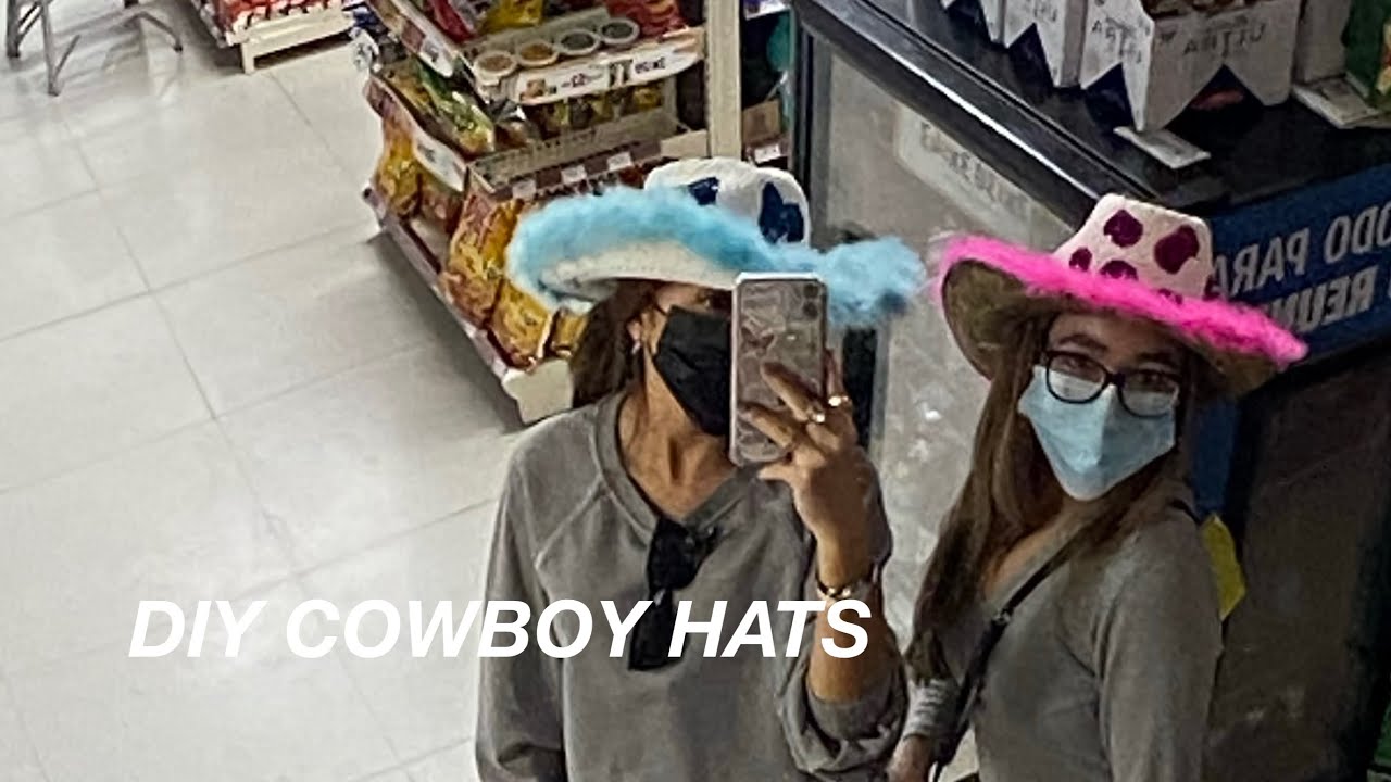 TRENDY TIK TOK COWBOY HAT | DIY vlog