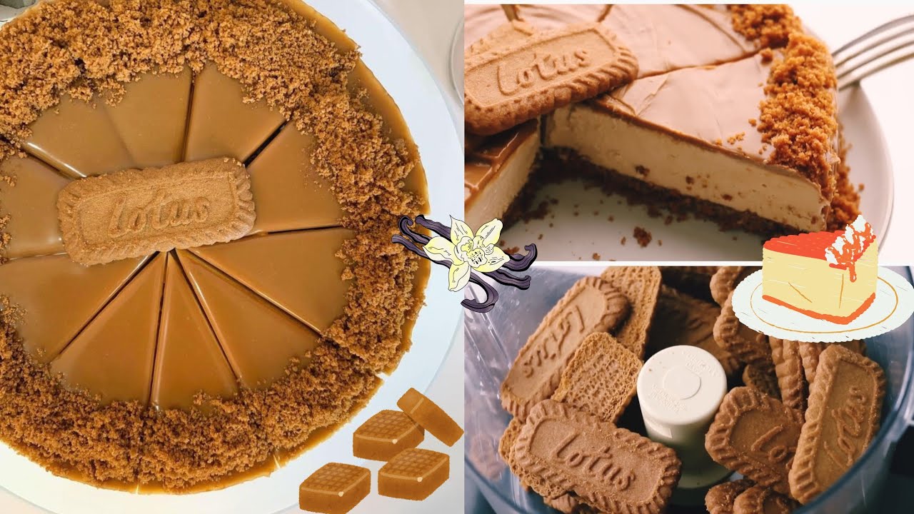 اسهل طريقه شيز كيك (Lotus) 🍪 #cheesecake #اكسبلور #حلويات #patisserie #تيك_توك #2025 #ترند