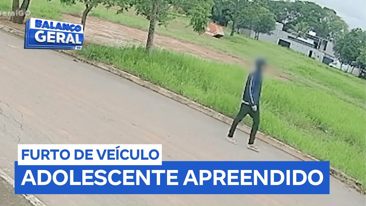 Adolescente é apreendido após furtar carro em oficina mecânica de Goiânia (GO)