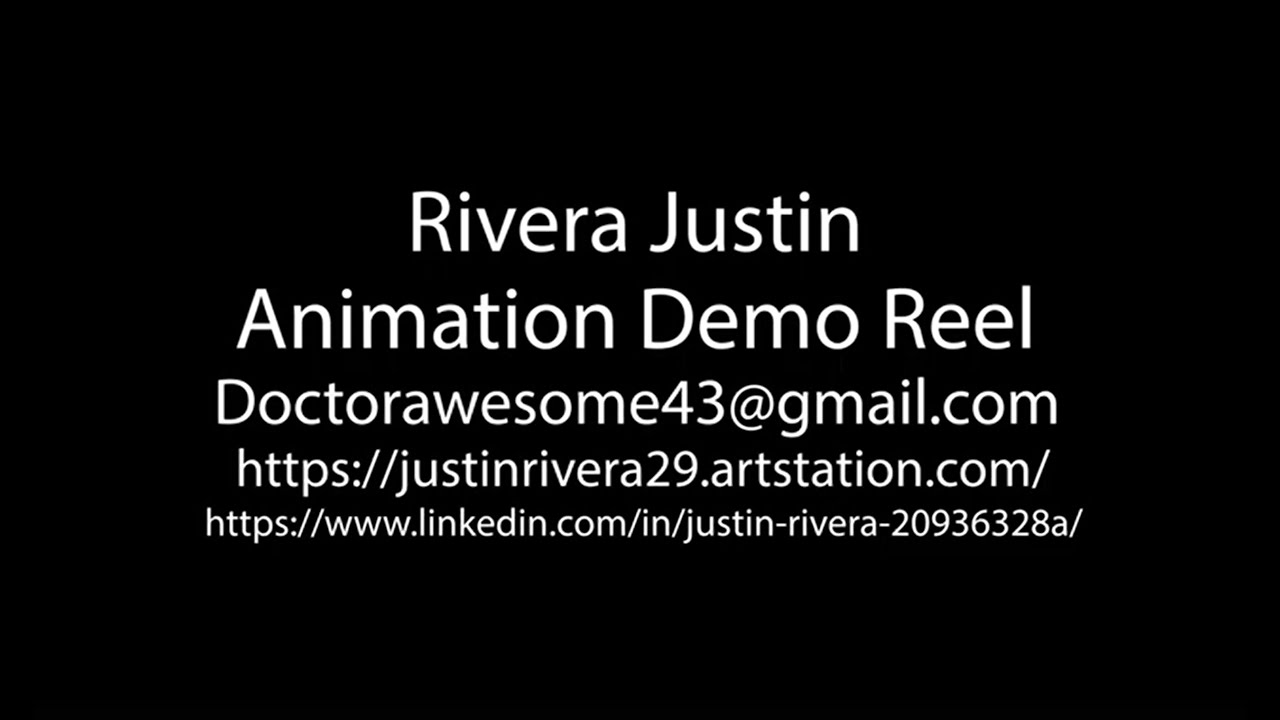 2025 animation demo reel