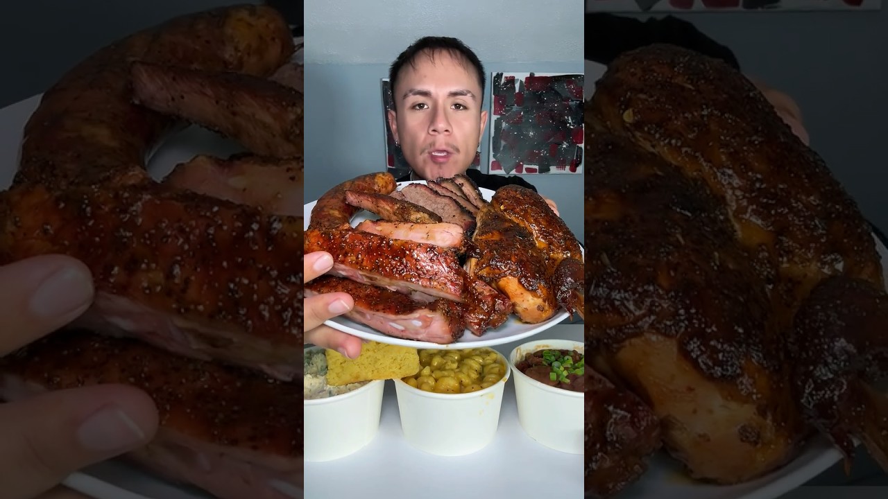 ZZQ BBQ in Richmond, VA! 🤩🔥 #bbq #mukbang #foodshorts #asmrsounds #richmondva