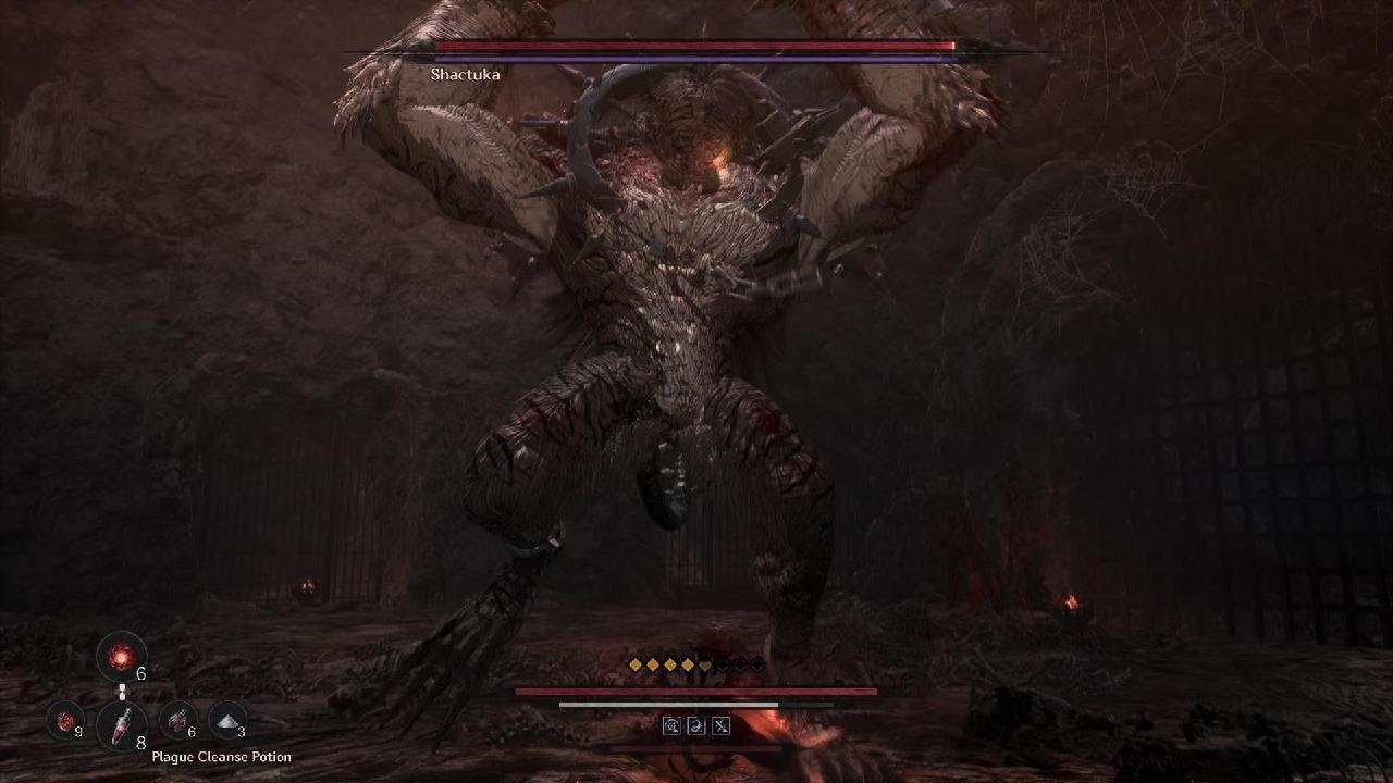 The First Berserker: Khazan - Shactuka boss fight | Duel swords