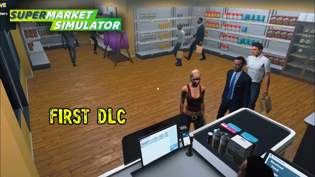 The Clothing DLC is Here! Stocking My First Clothes | Supermarket Simulator