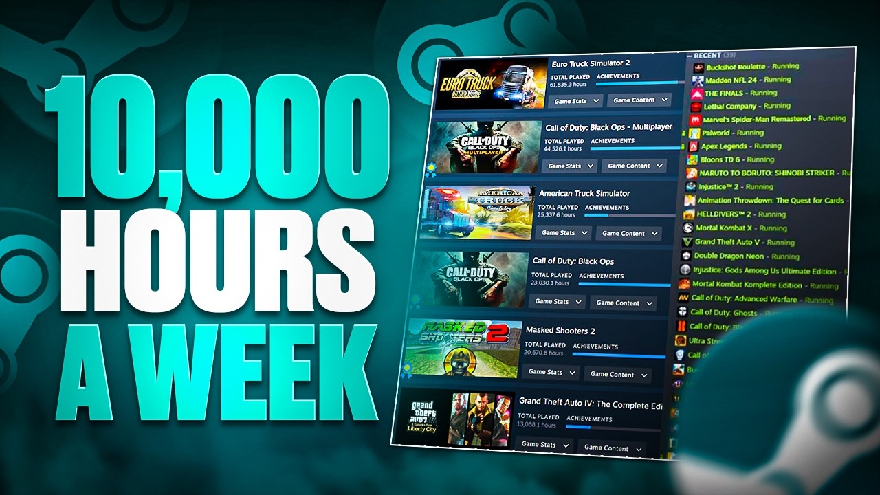How To Boost/Farm Steam Hours (10,000 Hours a WEEK) | Idle 30 Steam Games [Working 2026]