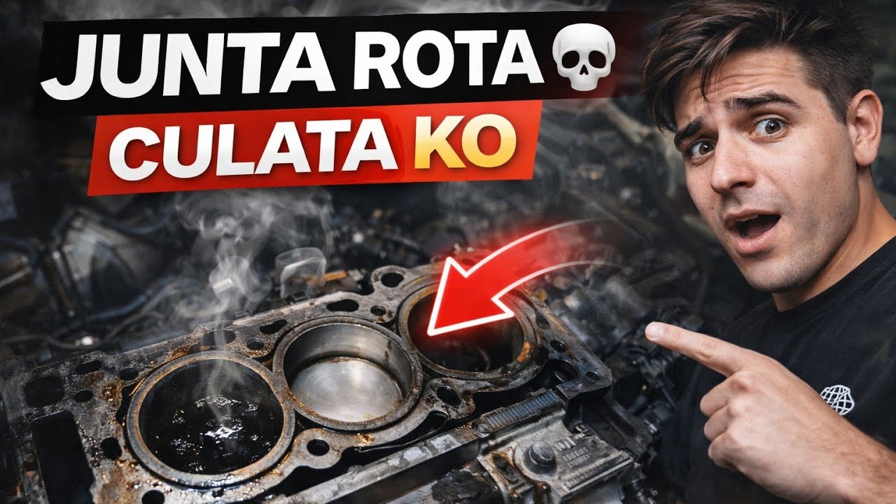 🔴Como reparar JUNTA DE CULATA Renault Twingo mk1, Súper 5, 1.2 8v 👌. Mete presión al bote expansor 😱
