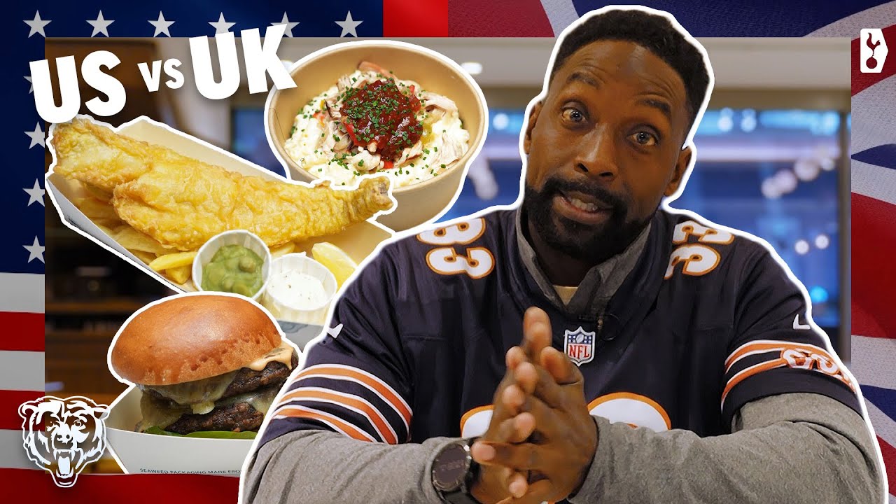 UK vs. US food wars with Charles Tillman | Chicago Bears