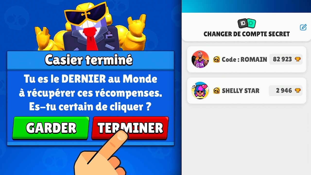 j'ai TERMIN&Eacute; BRAWL STARS (CASIER FULL MAX)