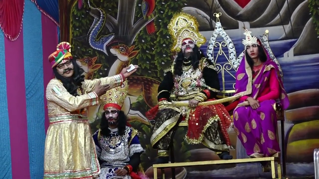 रावण विभीषण संवाद (ऐसे भाई की मुझको जरूरत नहीं) चिपलघाट पौडी गढ़वाली रामलीला 2022