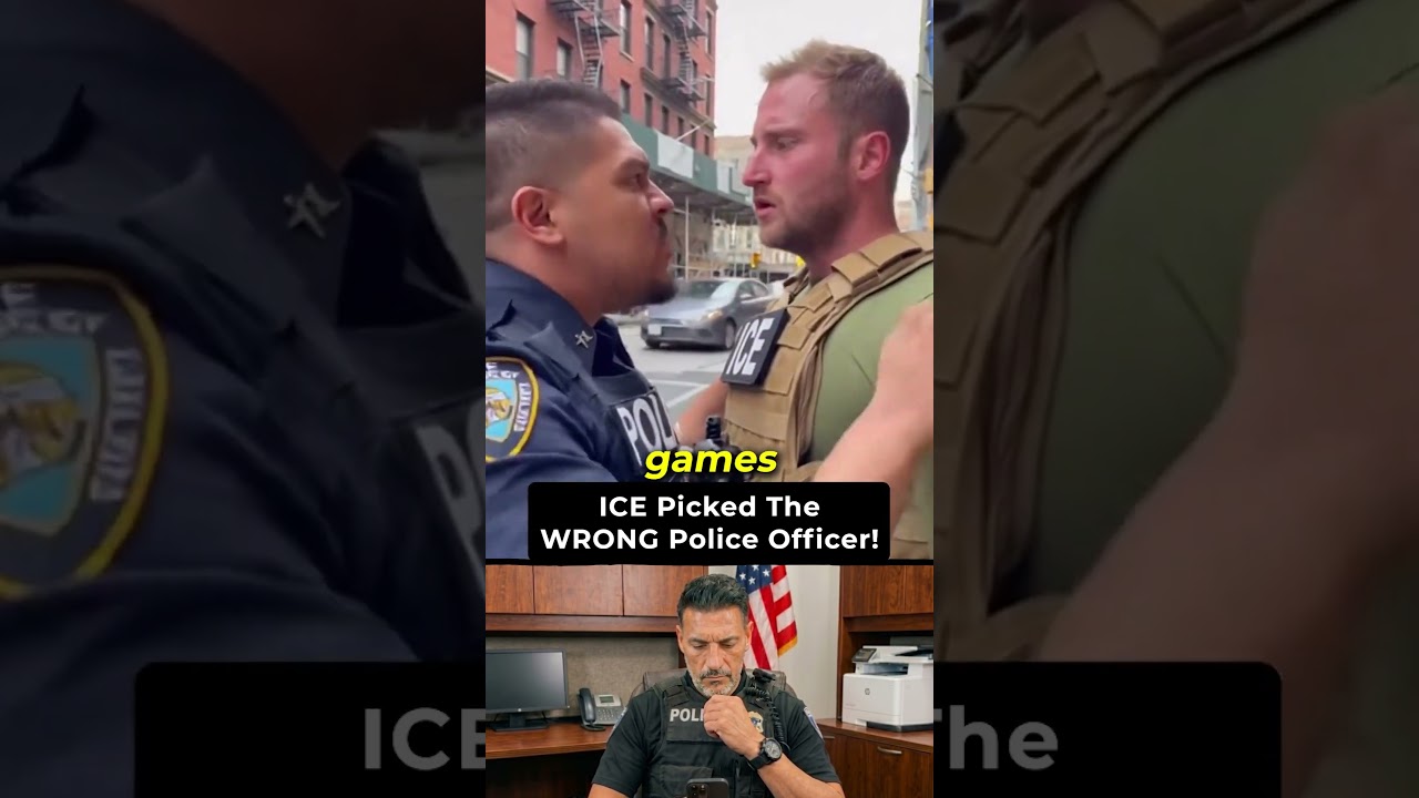ICE Was NOT Ready For This Police Officer! #immigrationusa  #lawenforcement #knowyourrights #eeuu
