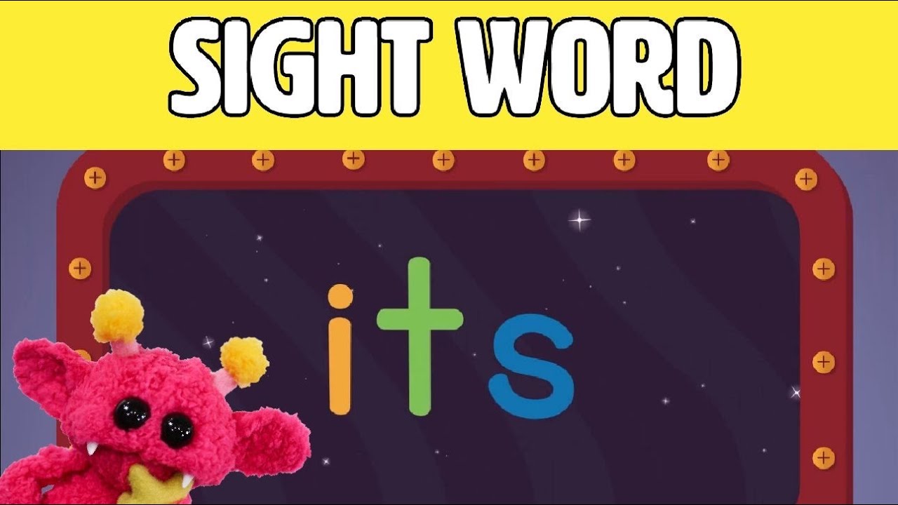ITS - Let's Learn the Sight Word ITS with Hubble the Alien! | Nimalz Kidz! Songs and Fun!