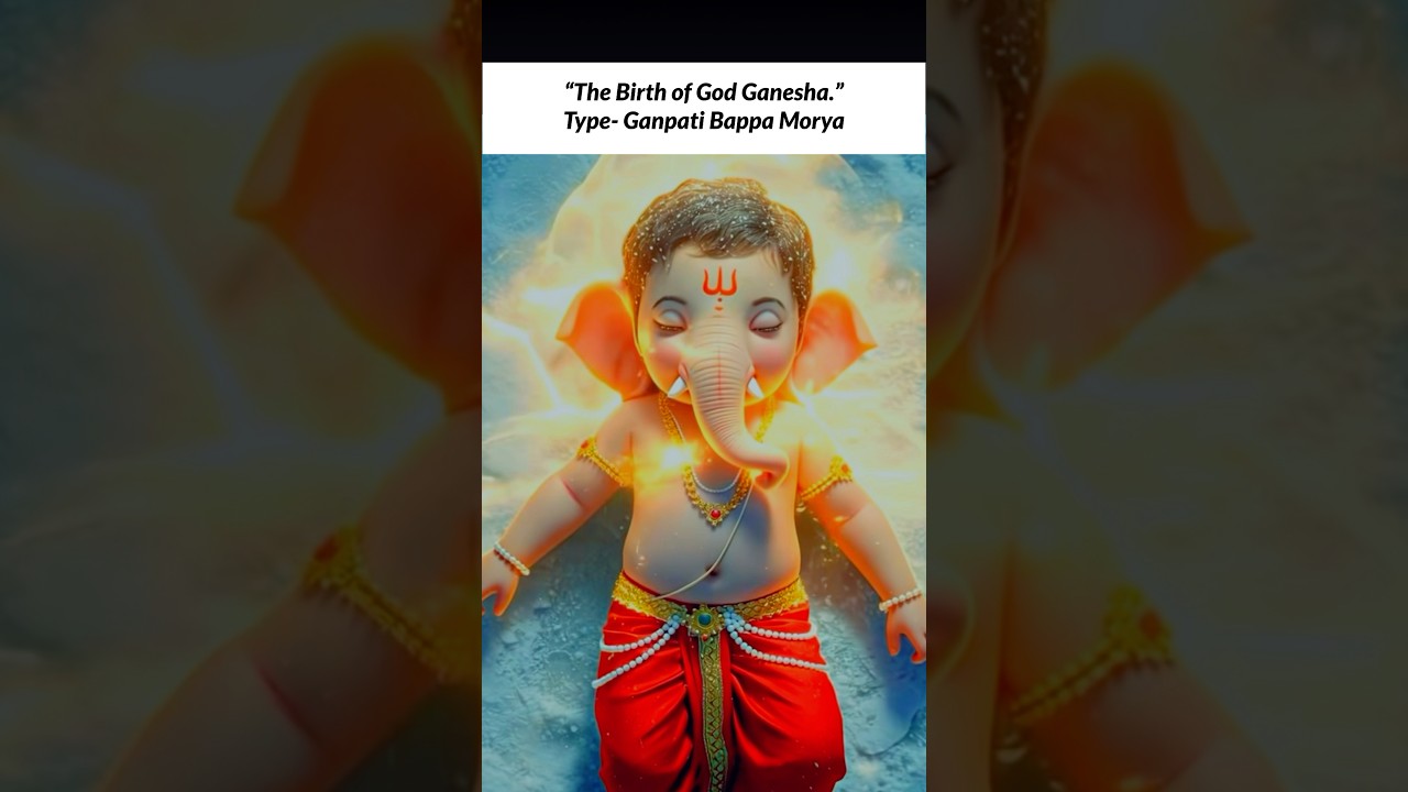 Why Ganeshji has Elephant Head? 😱🔥 #ganesh #shorts