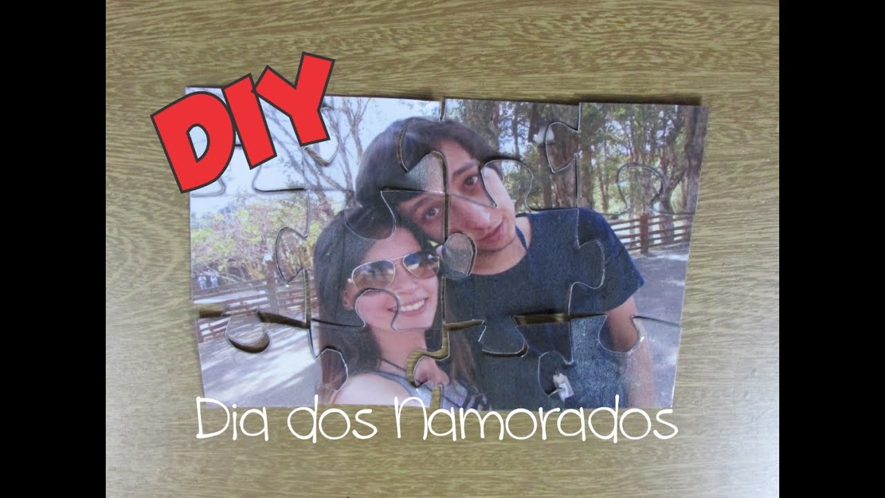 Quebra-cabeça - DIY Dia dos Namorados