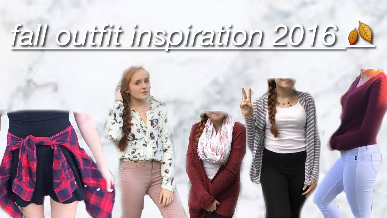 FALL OUTFIT INSPIRATION 2016