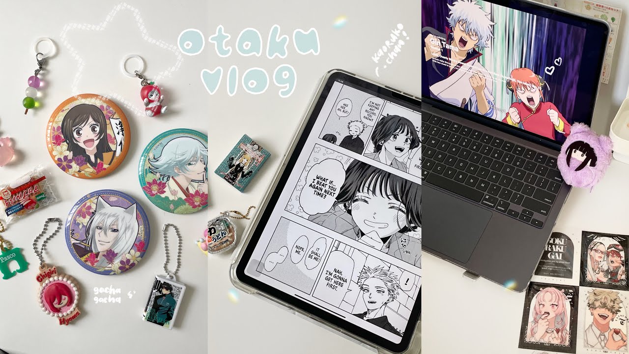 OTAKU VLOG ☆ Товары с поцелуем камисамы, уютная ночь в моей комнате, девушка и ее зависимость от ...