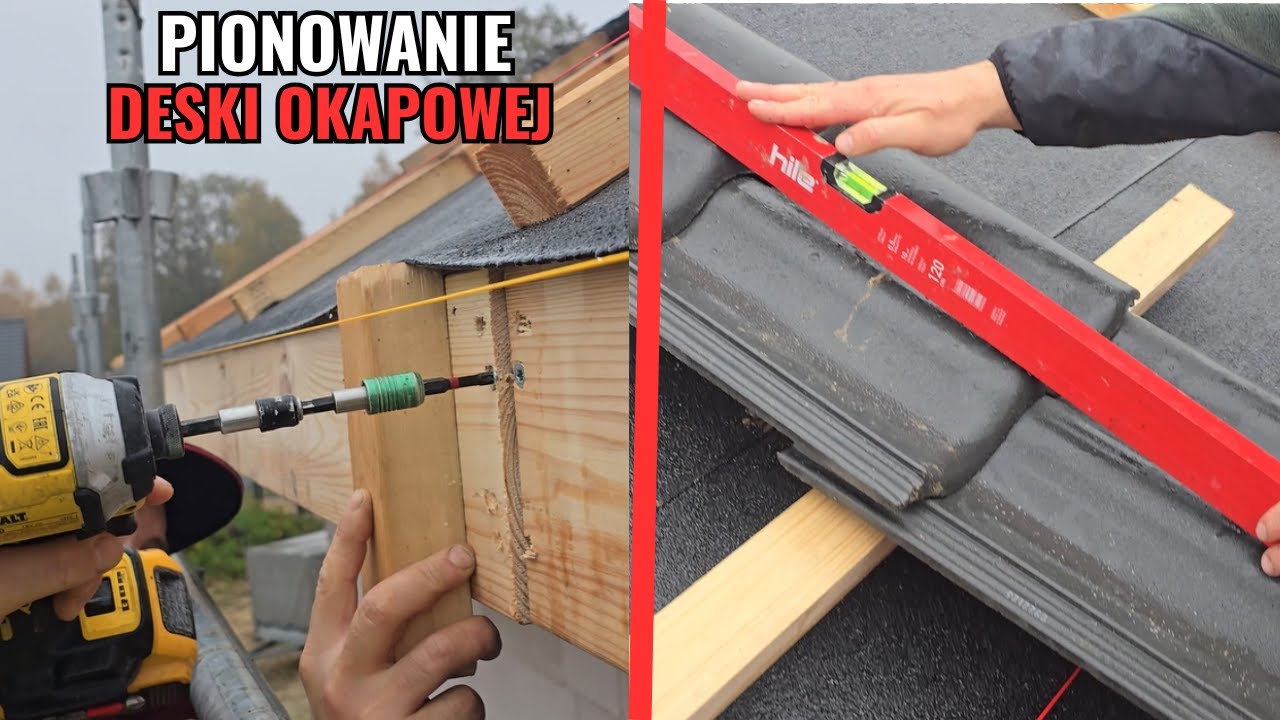 Jak wyprostować deskę okapową? Jak rozmierzyć dach?