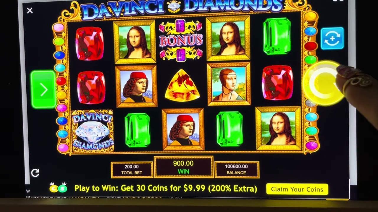 Playing Slots For Fun Ep 187 - Davinci Diamonds