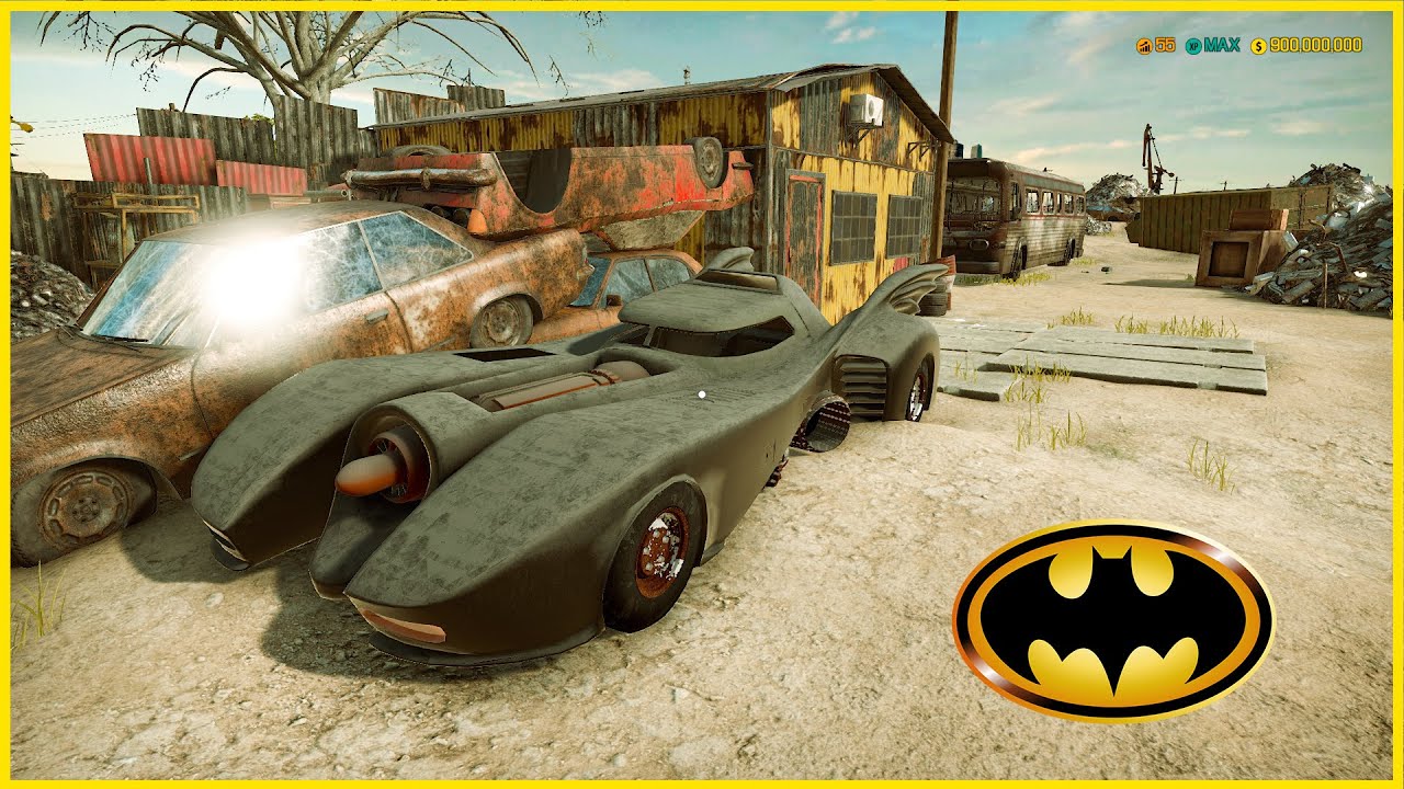 Refuse Batmobile Restoration - Junk Yard - Car Mechanic Simulator 2018