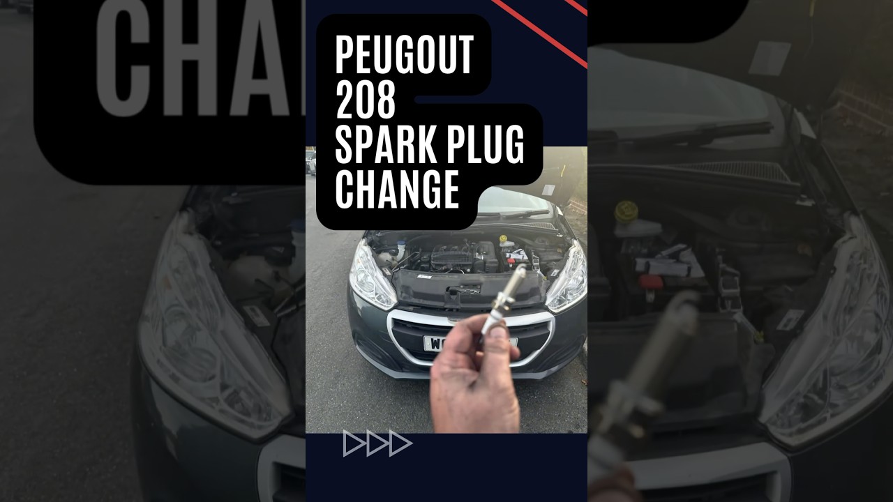 Quick guide to replacing spark plugs on Peugeot 208! 