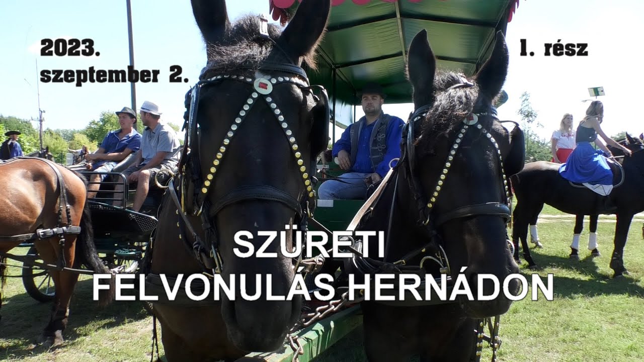 Szüreti felvonulás Hernádon 1. rész 2023