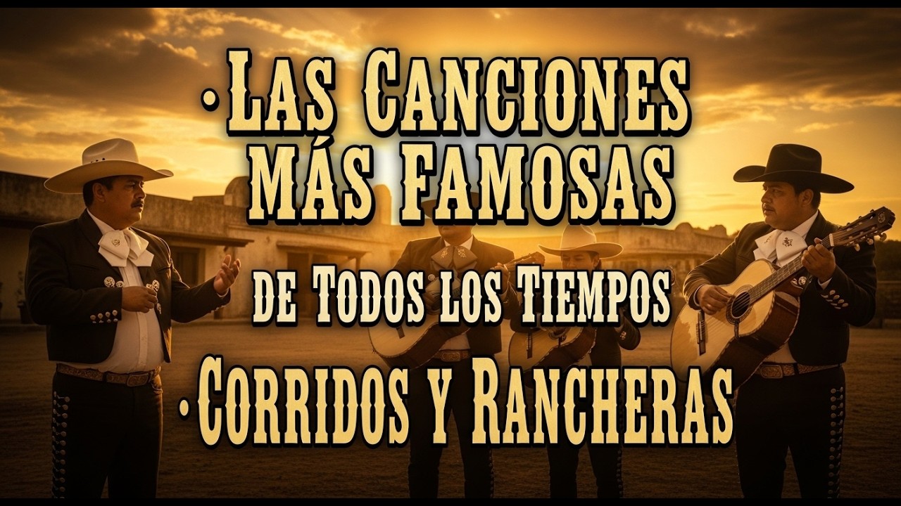 🤠 Las Canciones Más Famosas de Todos los Tiempos 🎶 Corridos y Rancheras