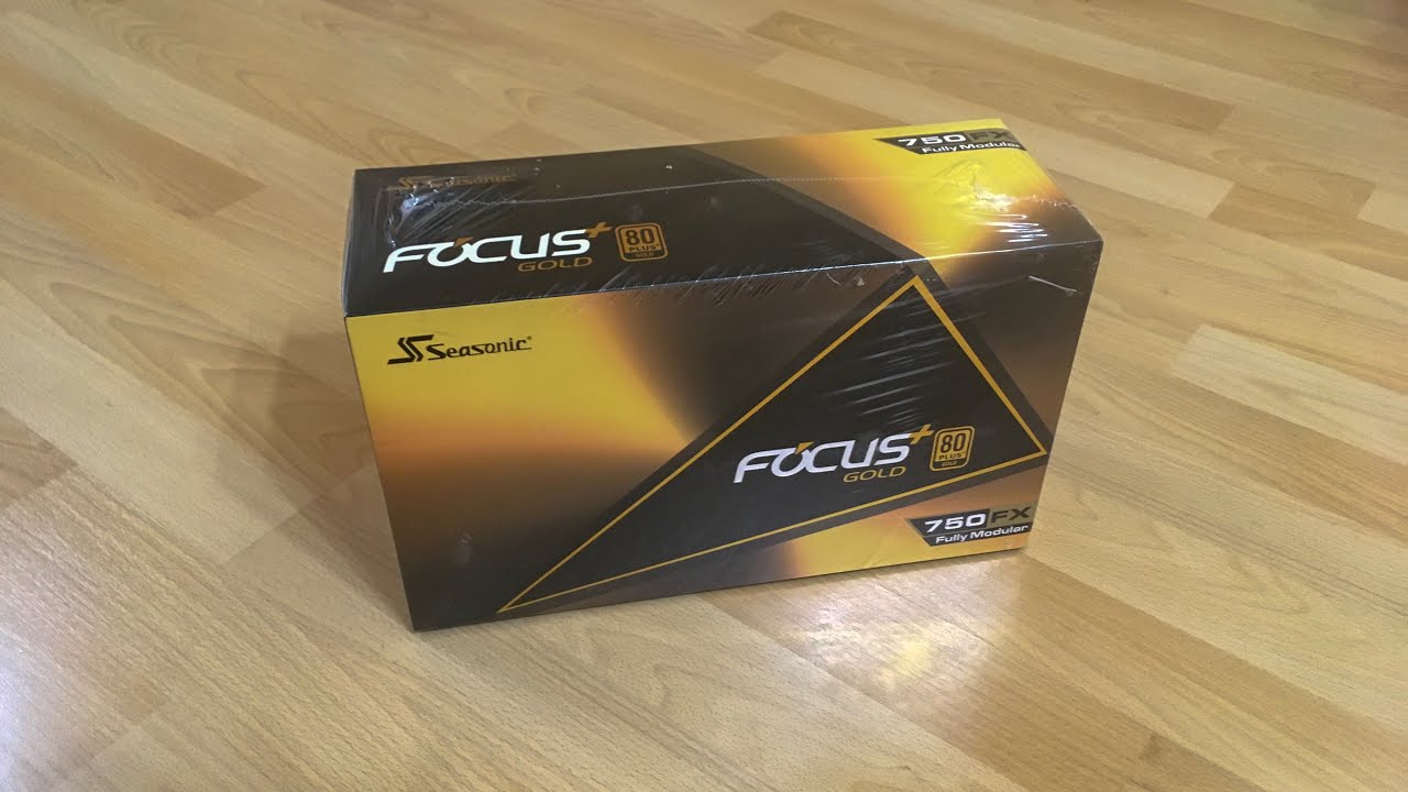 Распаковка блока питания Seasonic Focus plus Gold 750W