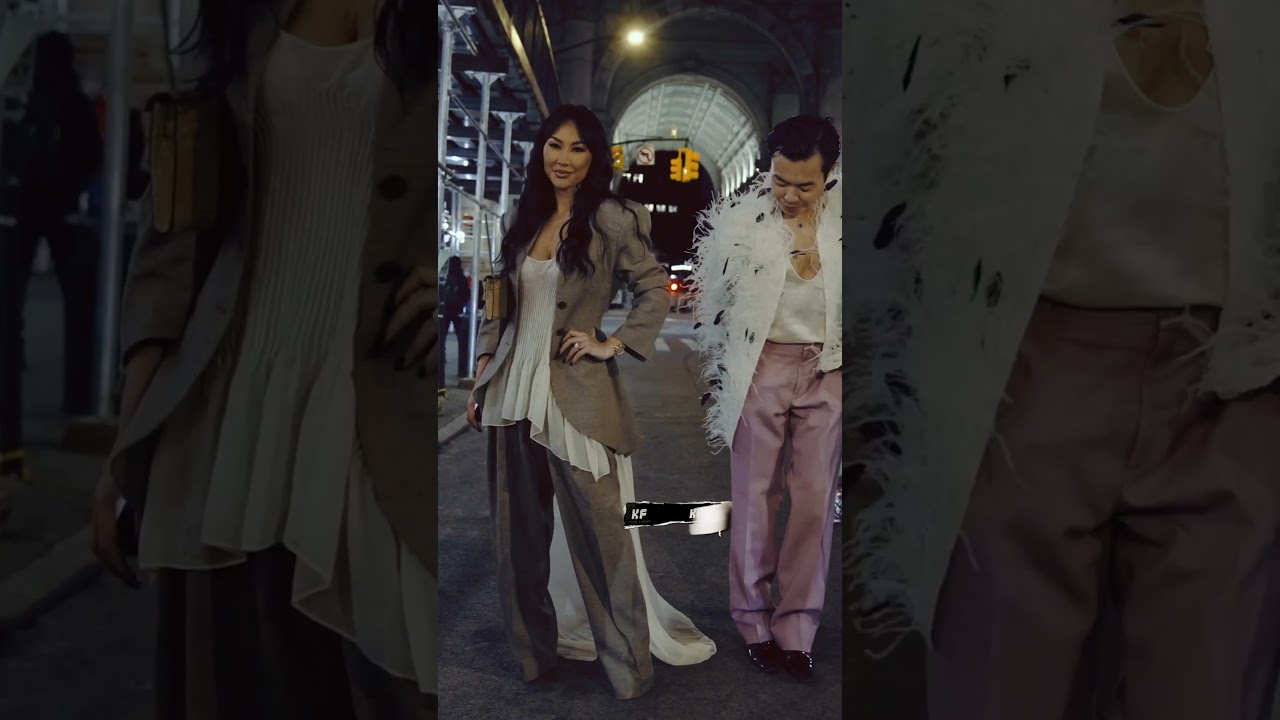 Ezra Williams , Dorothy Wang and Tina Chen Street Style at Prabaly Gurung FW25 New York Fashion Week