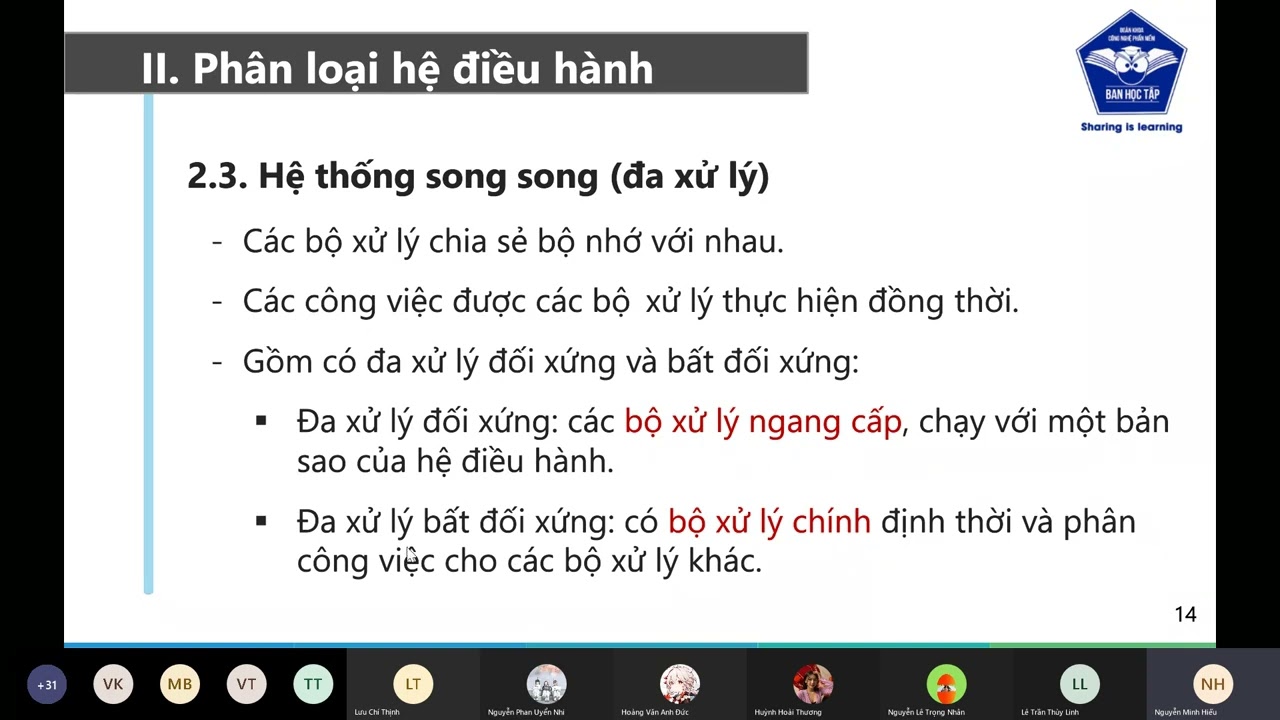 Training Giữa kỳ II môn Hệ điều hành năm học 2021 - 2022