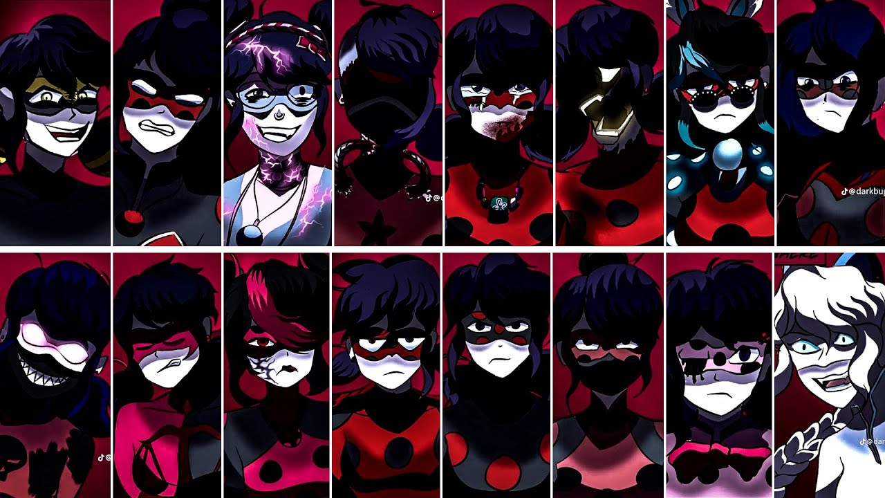 Las Variantes M&Aacute;S ATERRADORAS de Ladybug 🐞💀