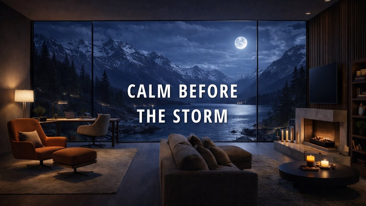 Calm Before the Storm 🌙 Mountain Lake Chillstep Ambience