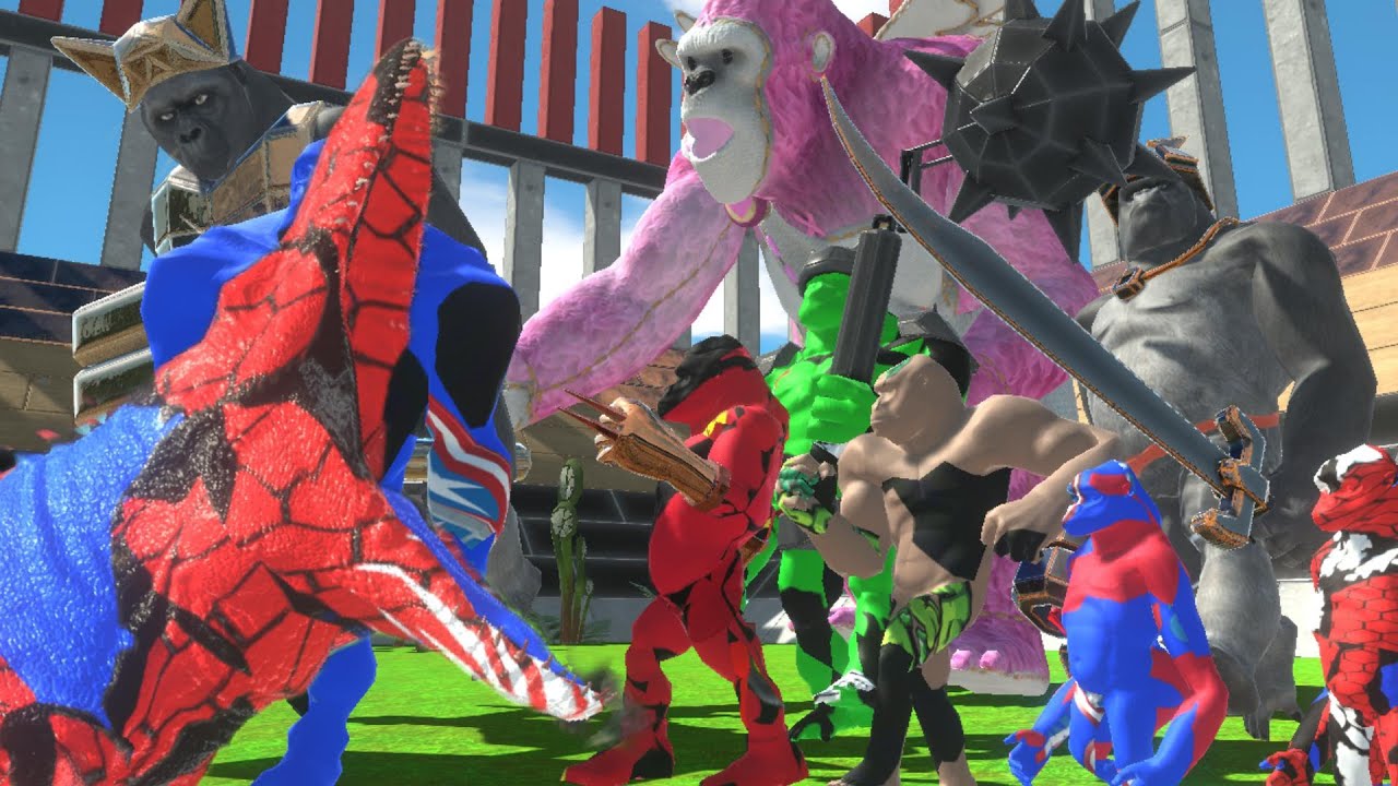 Mosasaurus vs gozila - Animal Revolt Battle Simulator