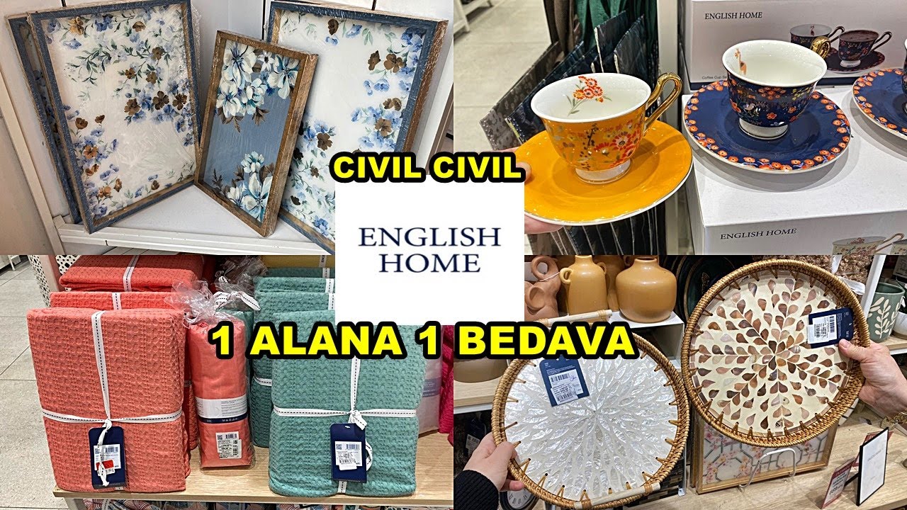 ENGLİSH HOME'DA BATTANİYELER 300 LİRA😱/YATAK ÖRTÜLERİ 500TL❗️YEPYENİ ÜRÜNLER👌 ÇEYİZ ALIŞVERİŞİ