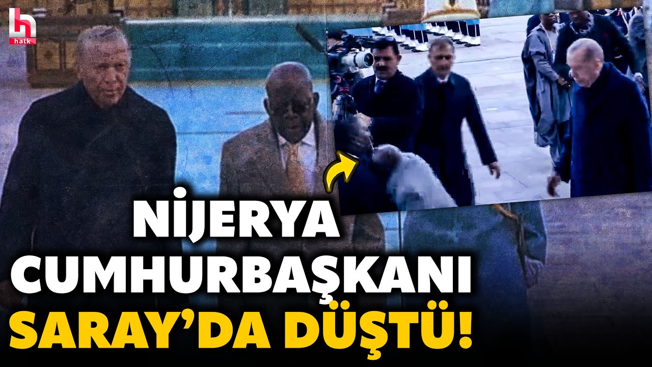 Nijerya Cumhurbaşkanı Bola Ahmed Tinub, Beştepe'de çok kötü düştü! Bakın Erdoğan'ın tepkisi ne oldu!