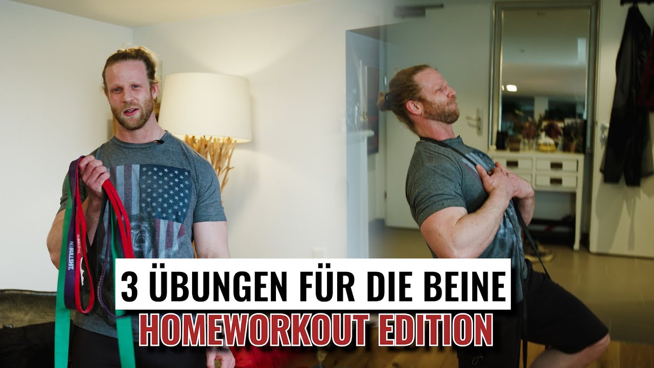 Legday Zuhause mit Bänder - Intelligent Strength Homeworkout