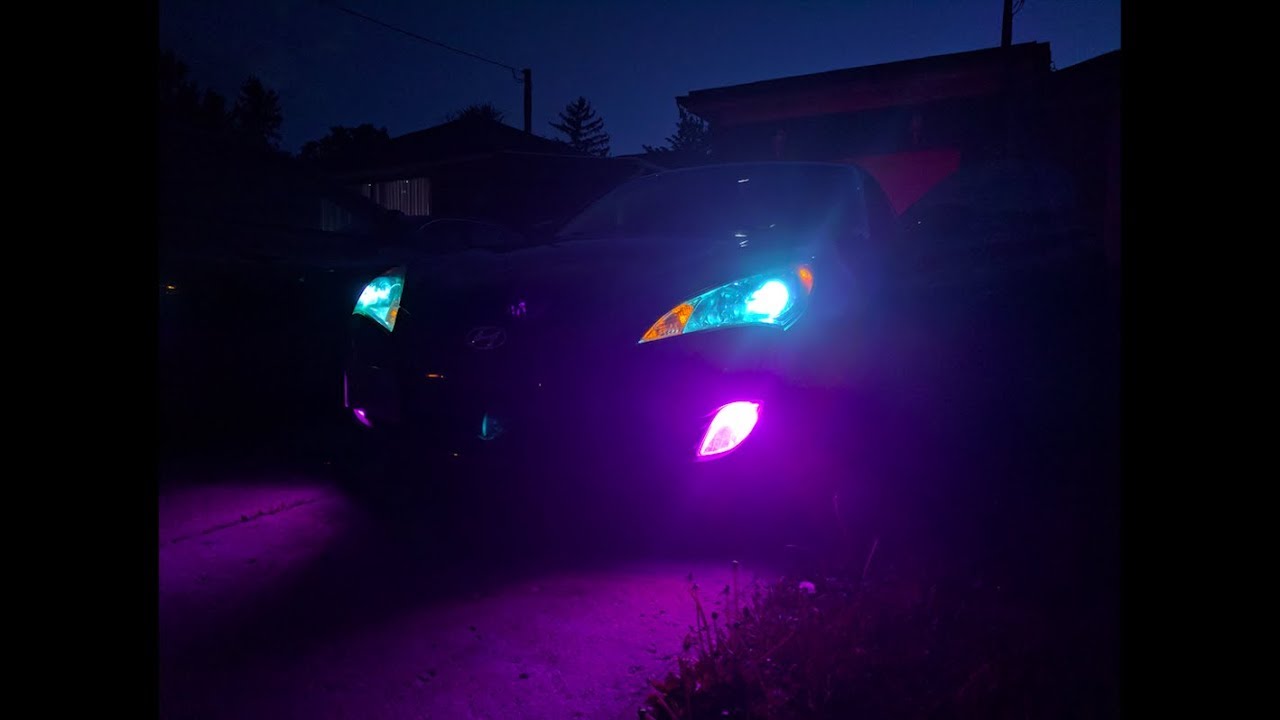 LED Headlight Upgrade Genesis Coupe