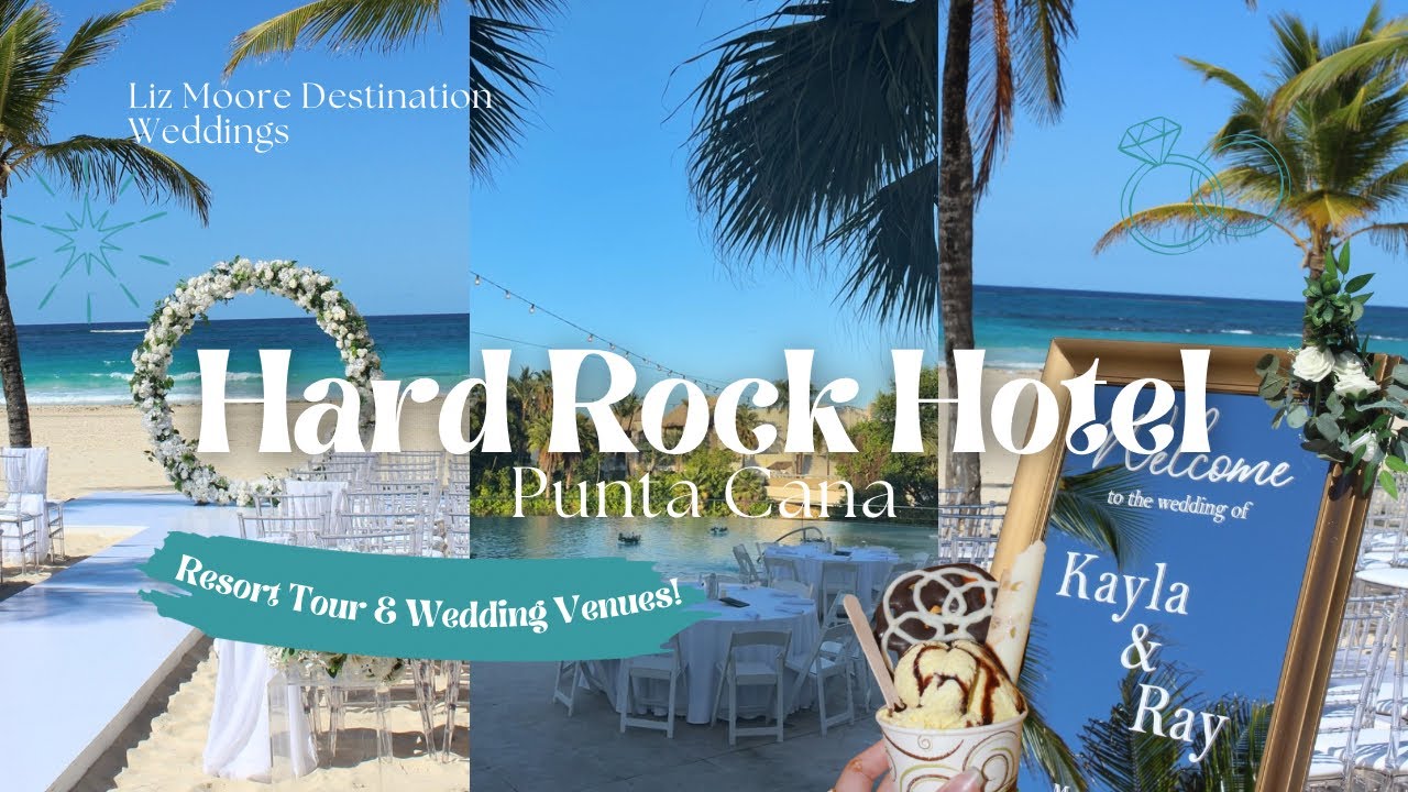 How to get a FREE wedding at Hard Rock Hotel Punta Cana | Full resort tour & Wedding Venues