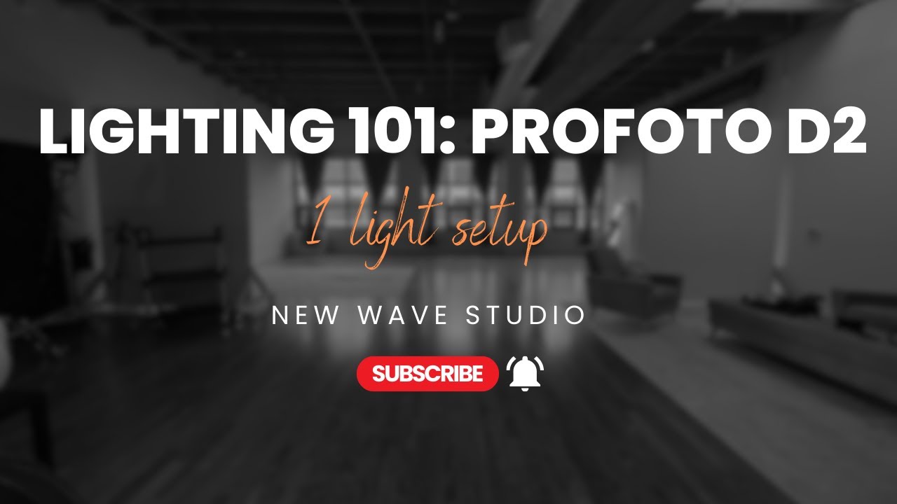 Lighting 101 with Profoto D2 lights