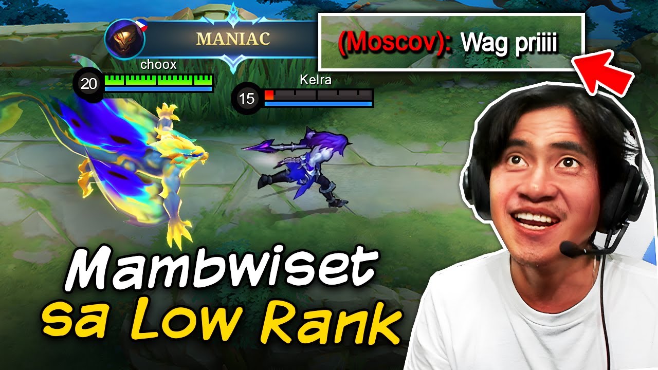 Pag Tripan mga Kalaban gamit Low Rank na Account