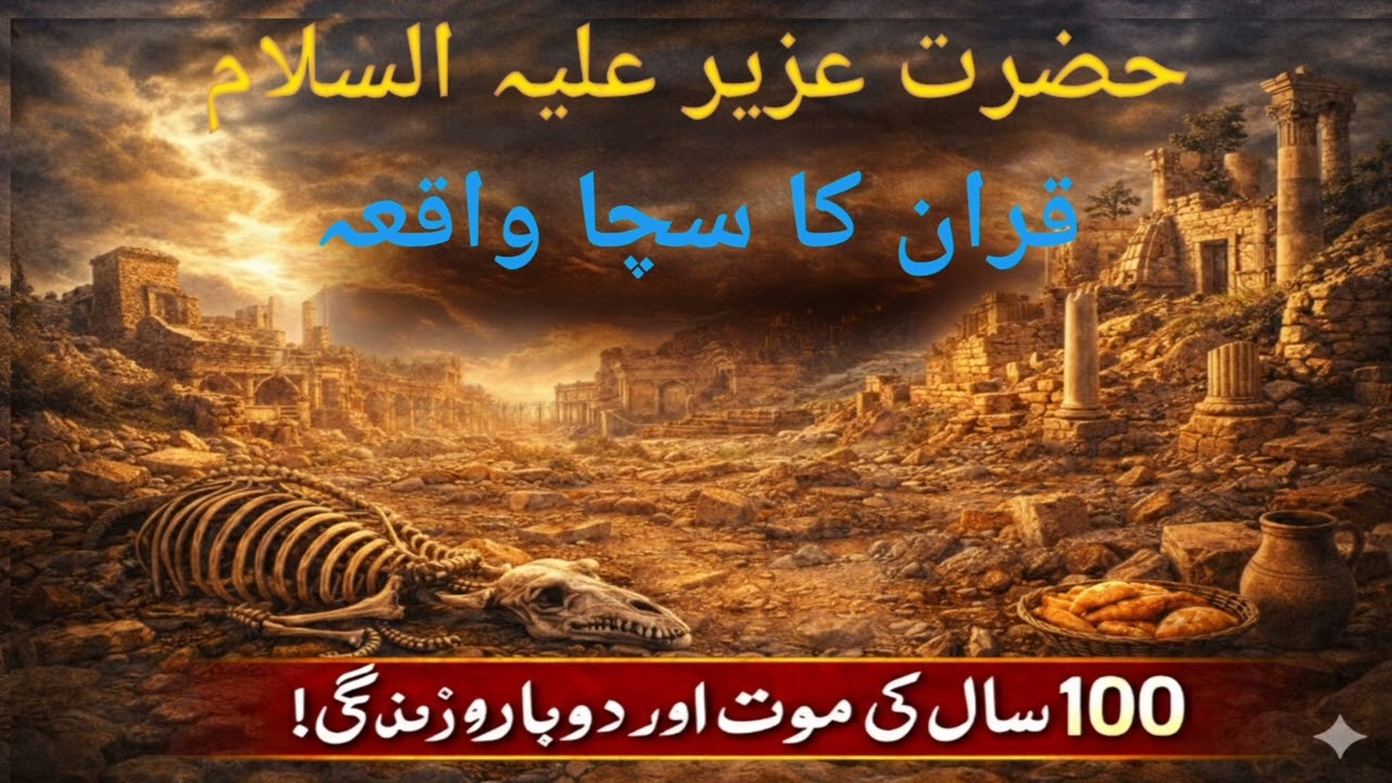 Hazrat Uzair علیہ السلام Ka Waqia | 100 Saal Ki Maut Aur Zinda Hona | Surah Baqarah Ka Iman Afroz 