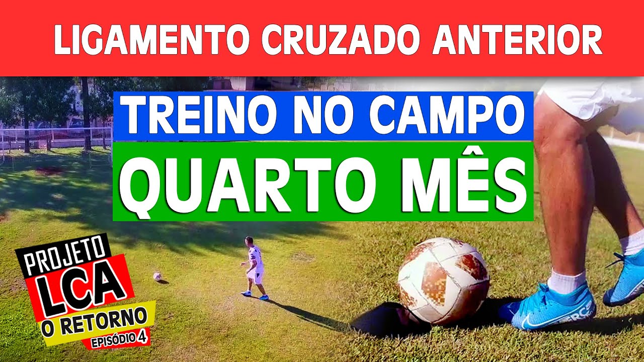 PROTOCOLO LCA: QUARTO MÊS DE TREINO PÓS CIRURGIA E FISIOTERAPIA.