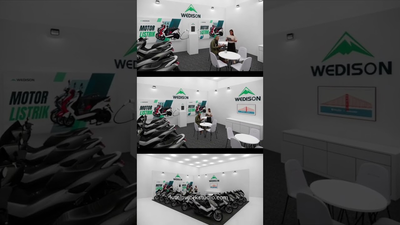 Project Showroom Booth. 📍GIIAS, ICE BSD. 📐 Volume. 63 m&sup2;. Project done ✅ #design #exhibition