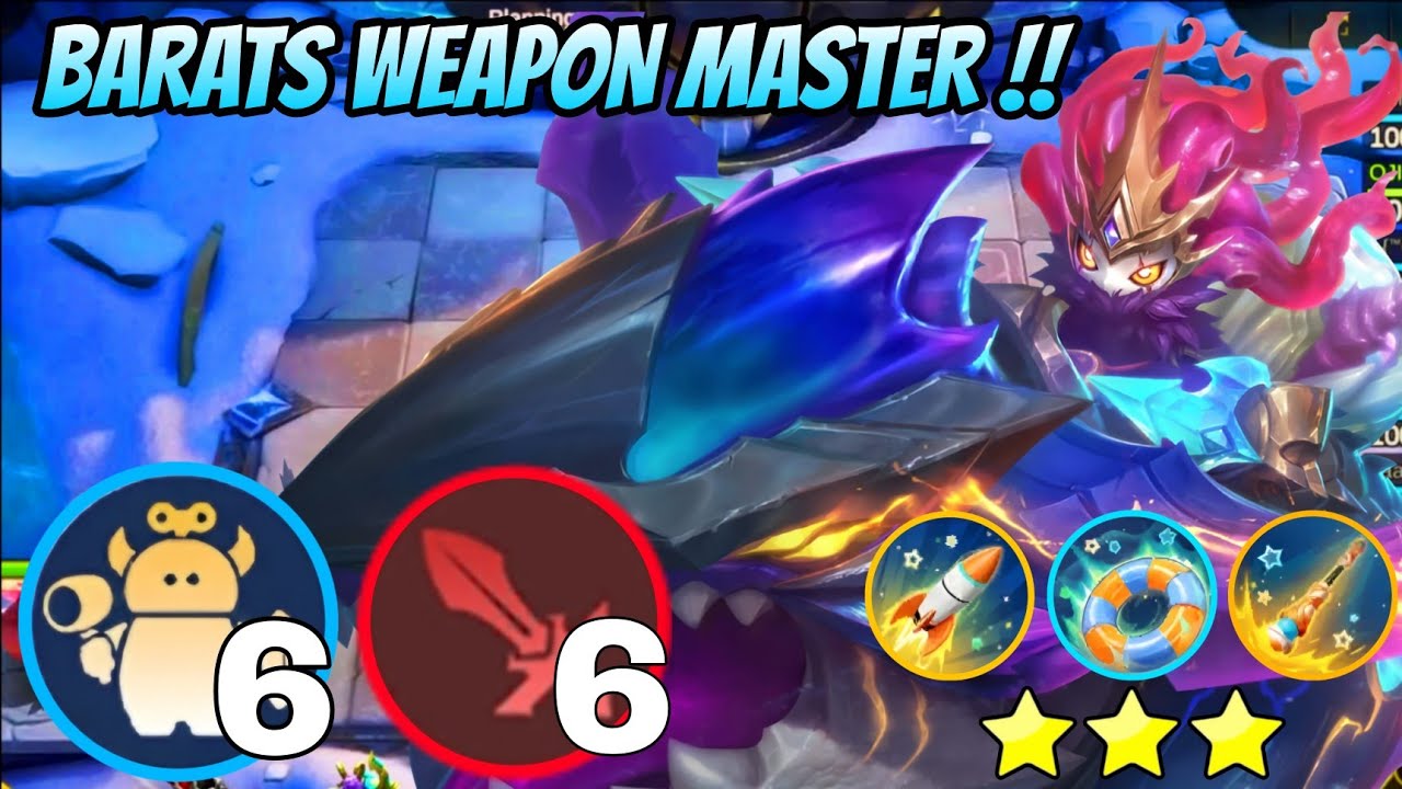 HYPER 3 STAR WEAPON MASTER BARATS ❗MAGIC CHESS GO GO