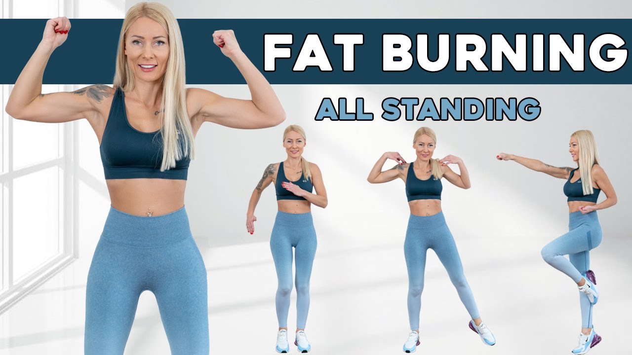 30 MIN FAT BURNING CARDIO for WEIGHT LOSS 🔥 KNEE FRIENDLY ALL STANDING NO JUMPING BEGINNER FRIENDLY