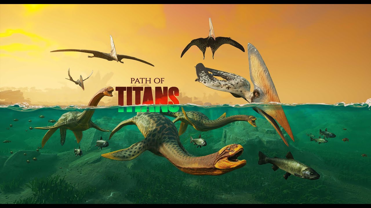 PATH OF TITANS! JOGANDO COM DINOS ALEATÓRIOS! 