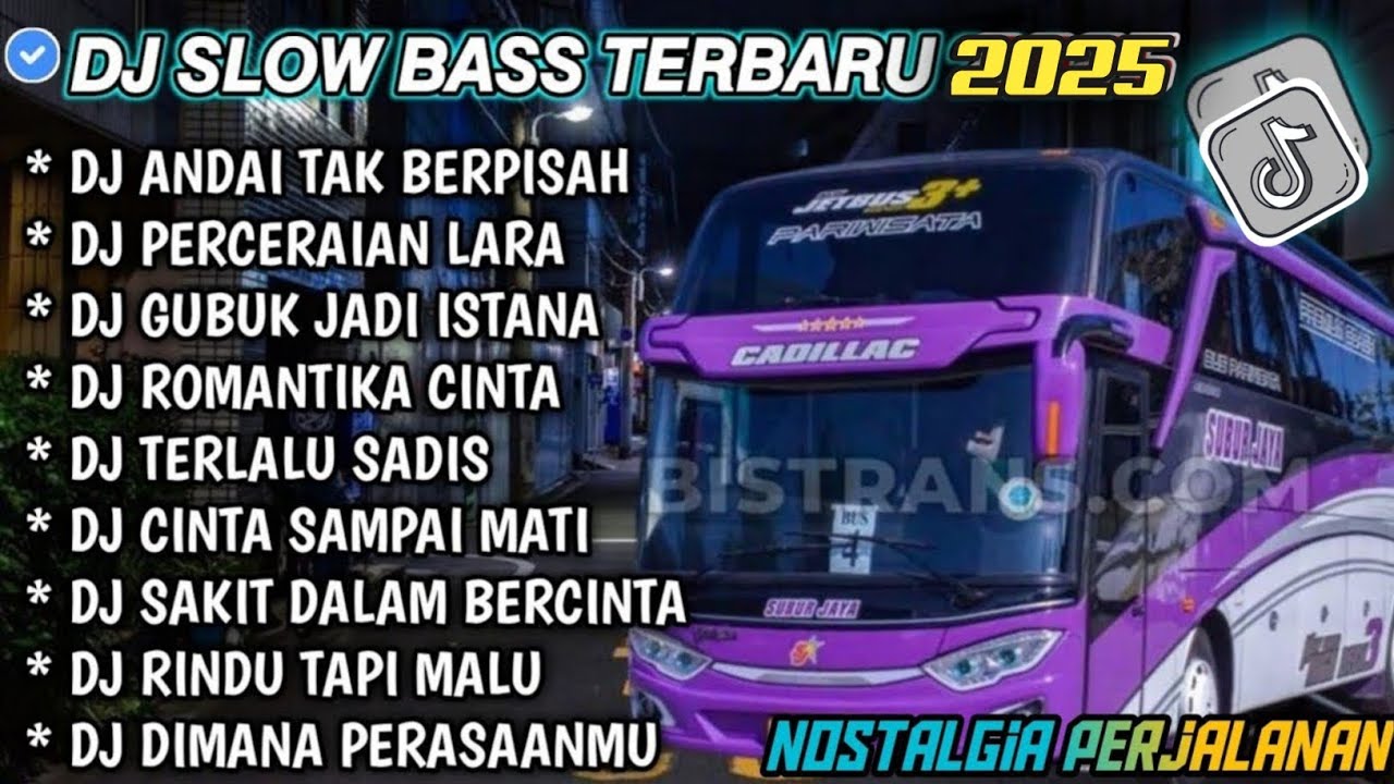 DJ SLOW FULL BASS TERBARU 2024 • AND4I TAK BERPISAH • PERCERAIAN LARA 🎼 DJ TIKTOK TERBARU 2024 !!!-
