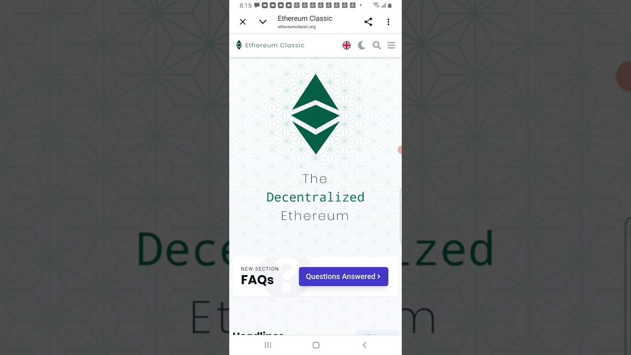 Ethereum Classic &mdash; это оригинальный протокол!