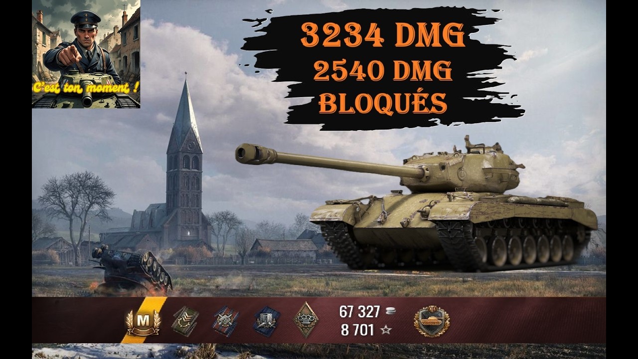 (🇫🇷 C'est à toi de briller épisode 10 🇫🇷) La technique du Hulldown avec Fhullgrim et son T32 !